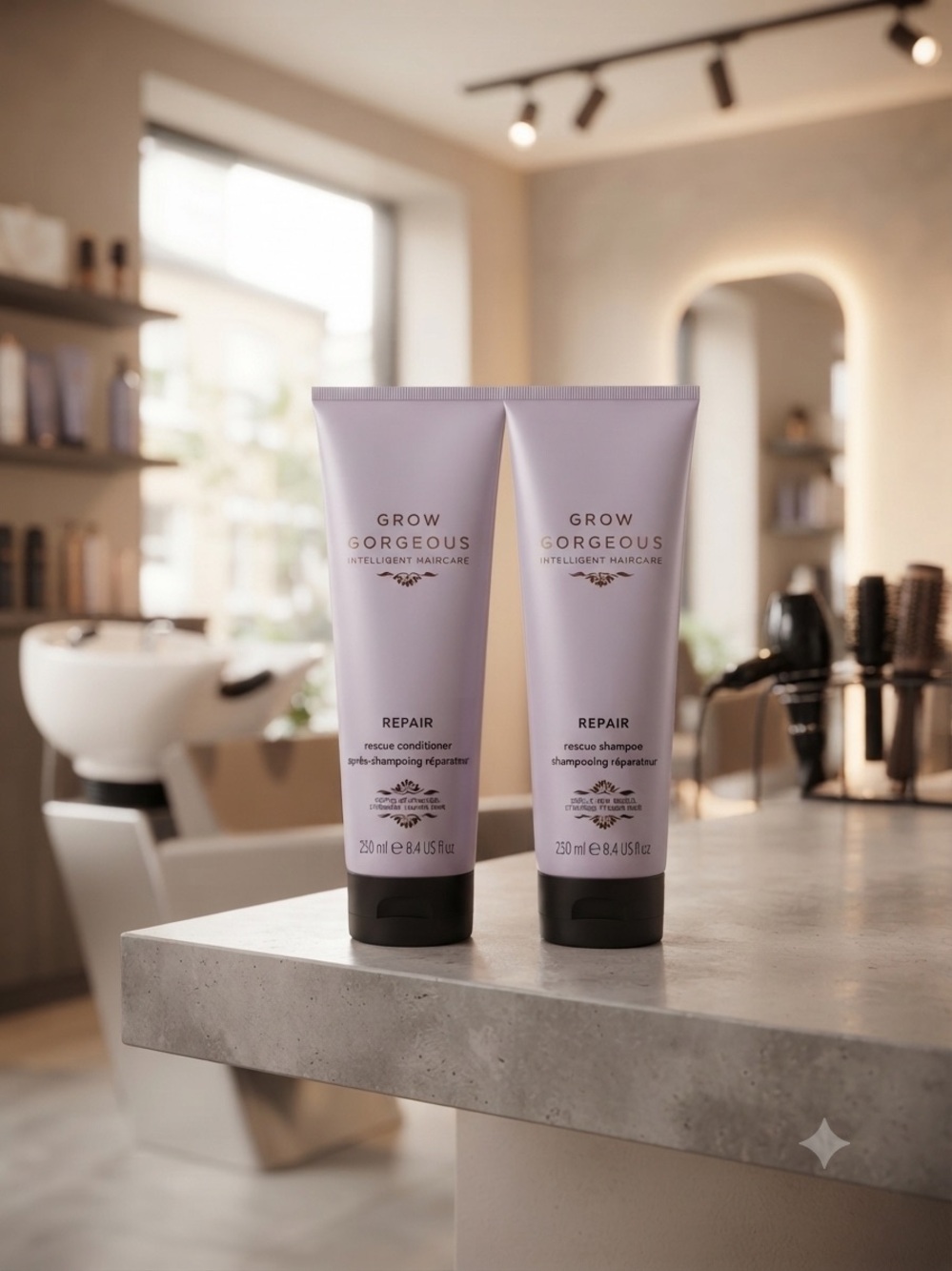 Grow Gorgeous Repair Rescue Shampoo & Conditioner Set